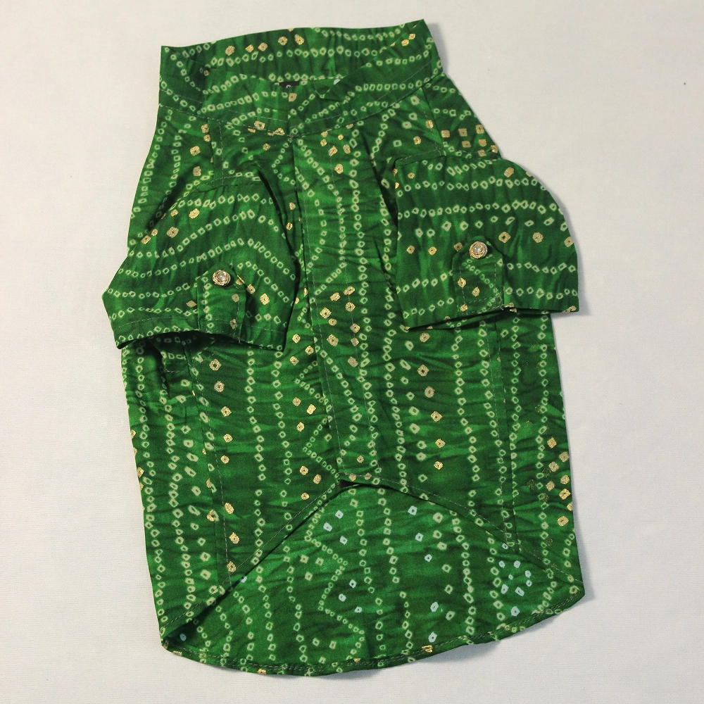 Pawgypets Bandani Kurta for Dogs (Green)