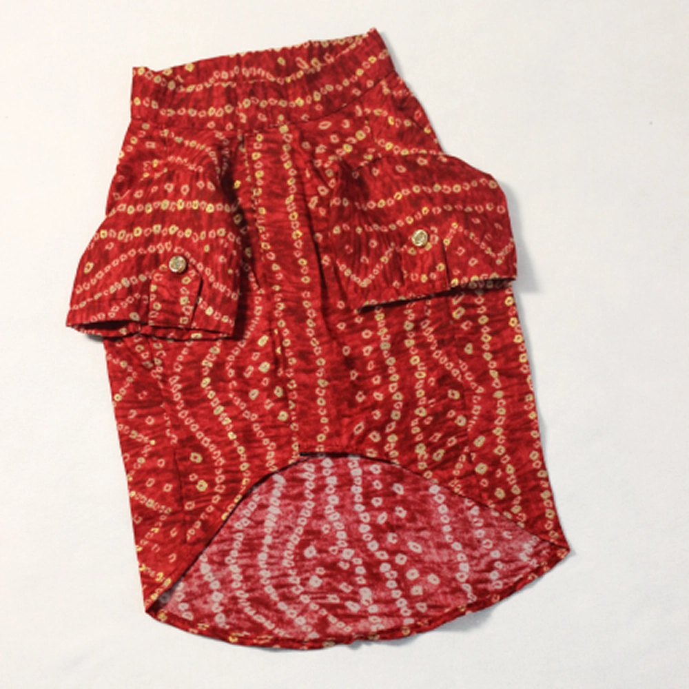 Pawgypets Bandani Kurta for Dogs (Red)