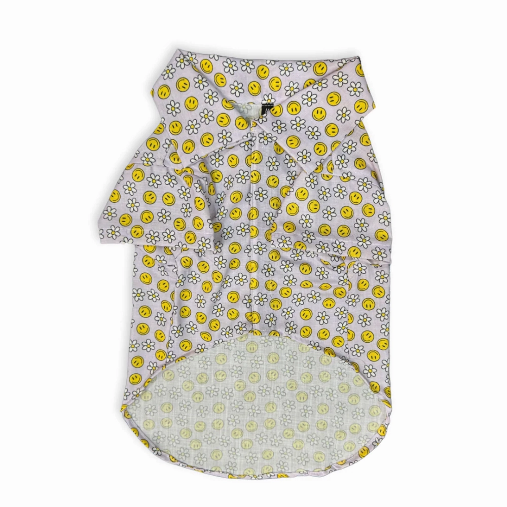 Pawgypets Smiley O Clock Shirt for Dogs (Lavender)