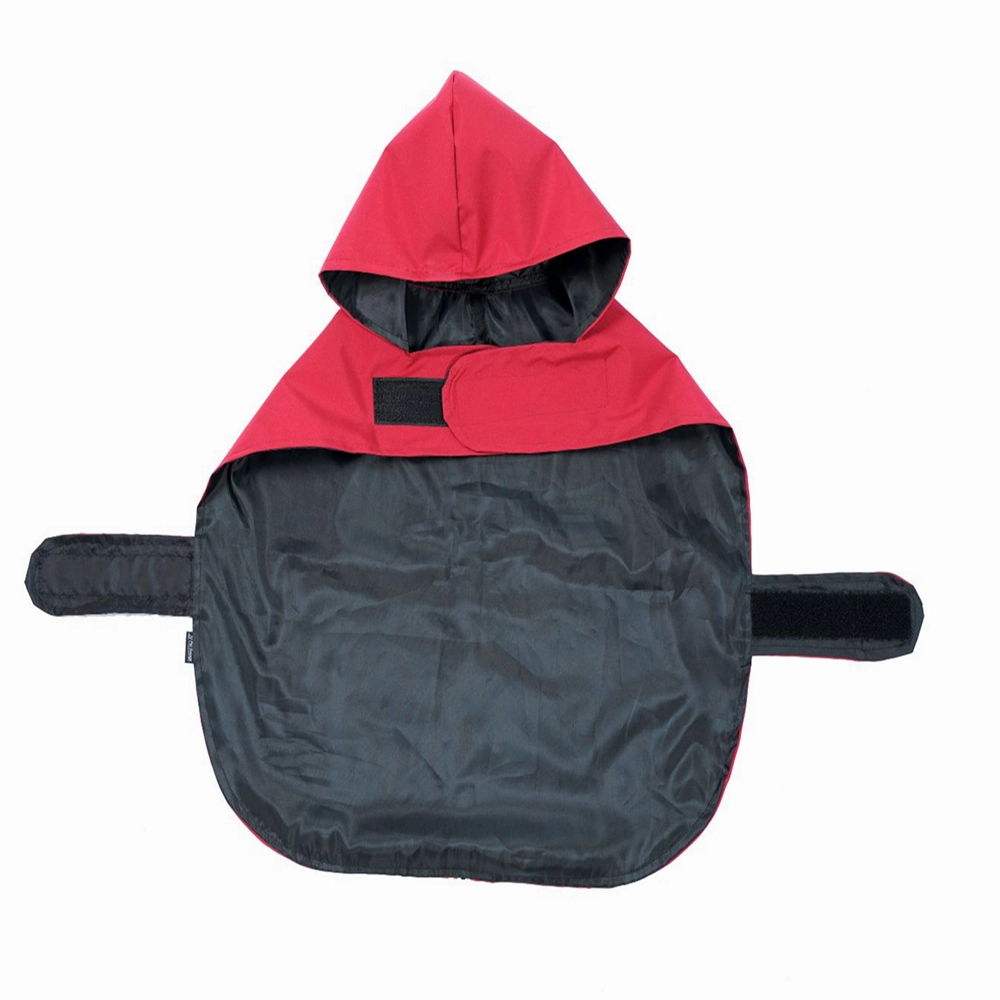 Petsnugs 100% Waterproof Raincoat for Dogs and Cats (Red)