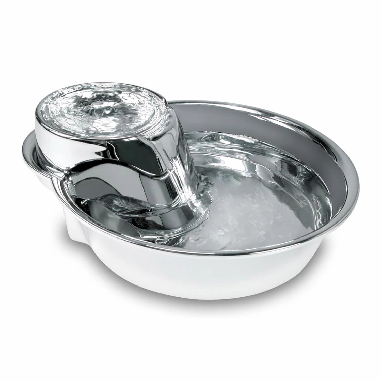 Pioneer Pet Big Max Pet Drinking Fountain 128oz ?C Stainless Steel