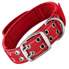 Premium Tactical Dog Collar - Red (XL)
