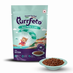Purrfeto Oceanfish Recipe in Jelly Kitten Cat Wet Food