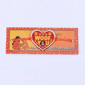 Raksha Bandhan Woof You Rakhi for Dogs by Pawgypets