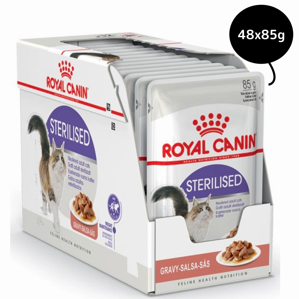 Royal Canin Sterilised/Neutered Gravy Adult Cat Wet Food