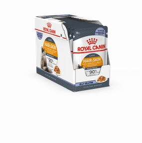 Royal Canin Wet Food - Hair & Skin with Jelly (Intense Beauty)- (12 X 85G Pouches)