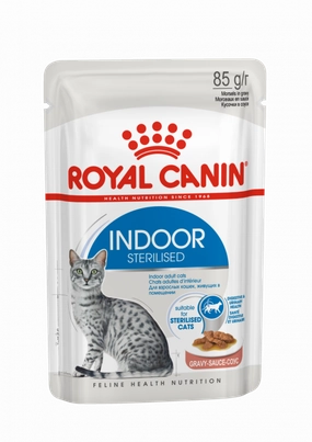 Royal Canin Wet Food - Indoor in Gravy (85G Pouch)