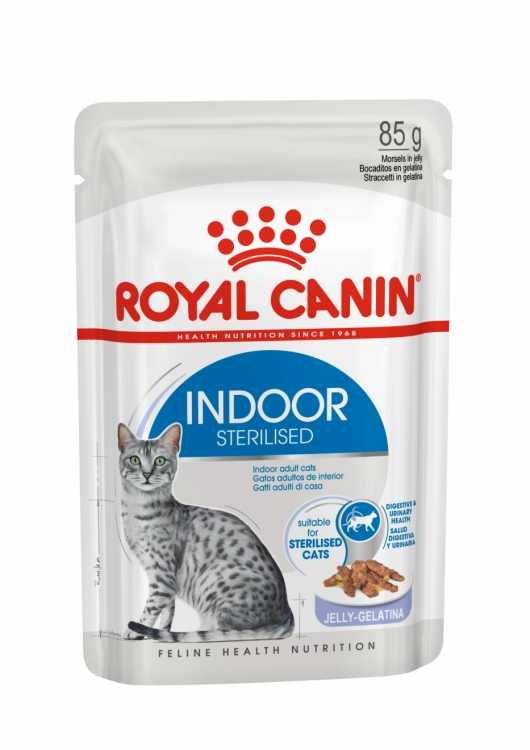 Royal Canin Wet Food - Indoor in Jelly (85G Pouch)