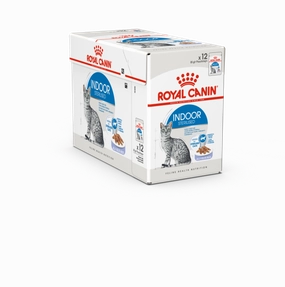 Royal Canin Wet Food - Indoor Jelly (12 X 85G Pouches)