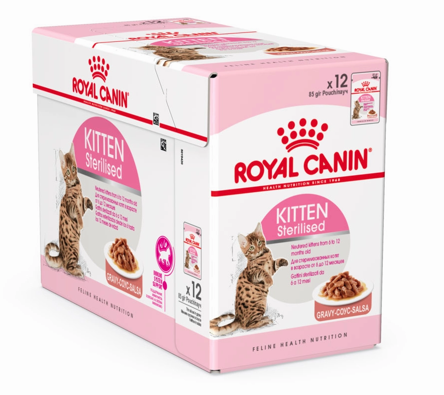 Royal Canin Wet Food - Kitten Sterilised Gravy (85G Pouches)