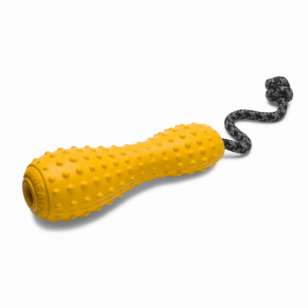 Ruffwear Gourdo Rubber Throw Toy for Dogs (Dandellion Yellow)