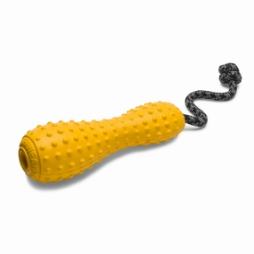 Ruffwear Gourdo Rubber Throw Toy for Dogs (Dandellion Yellow)