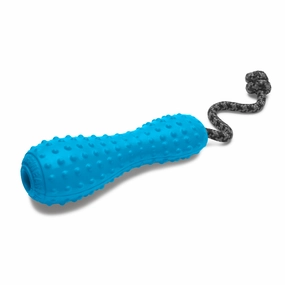 Ruffwear Gourdo Rubber Throw Toy for Dogs (Metolius Blue)