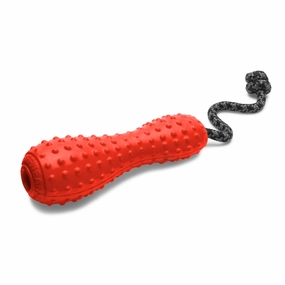 Ruffwear Gourdo Rubber Throw Toy for Dogs (Sockeye Red)