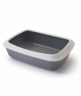 SAVIC CAT LITTER IRIZ TRAY   RIM - 42CM- Grey