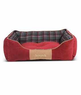 Scruffs Highland Dog Bed - M-RED