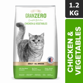 Signature Grain Zero Chicken & Vegetable Adult All Breed Adult Cat Dry Food