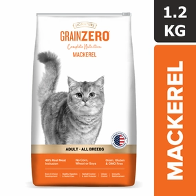 Signature Grain Zero Mackerel Adult All Breed Adult Cat Dry Food