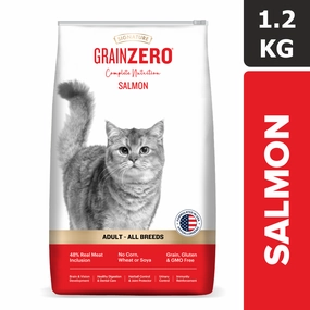 Signature Grain Zero Salmon Adult All Breed Adult Cat Dry Food