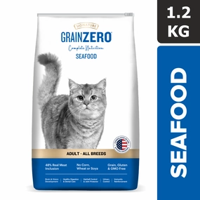 Signature Grain Zero Seafood Adult All Breed Adult Cat Dry Food