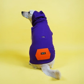Skatrs Blaze Breezy Hoodies with Pockets for Dogs and Cats (Violet)