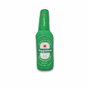 Skatrs Crackling Bottle Chew Toy for Dogs and Cats (Green)