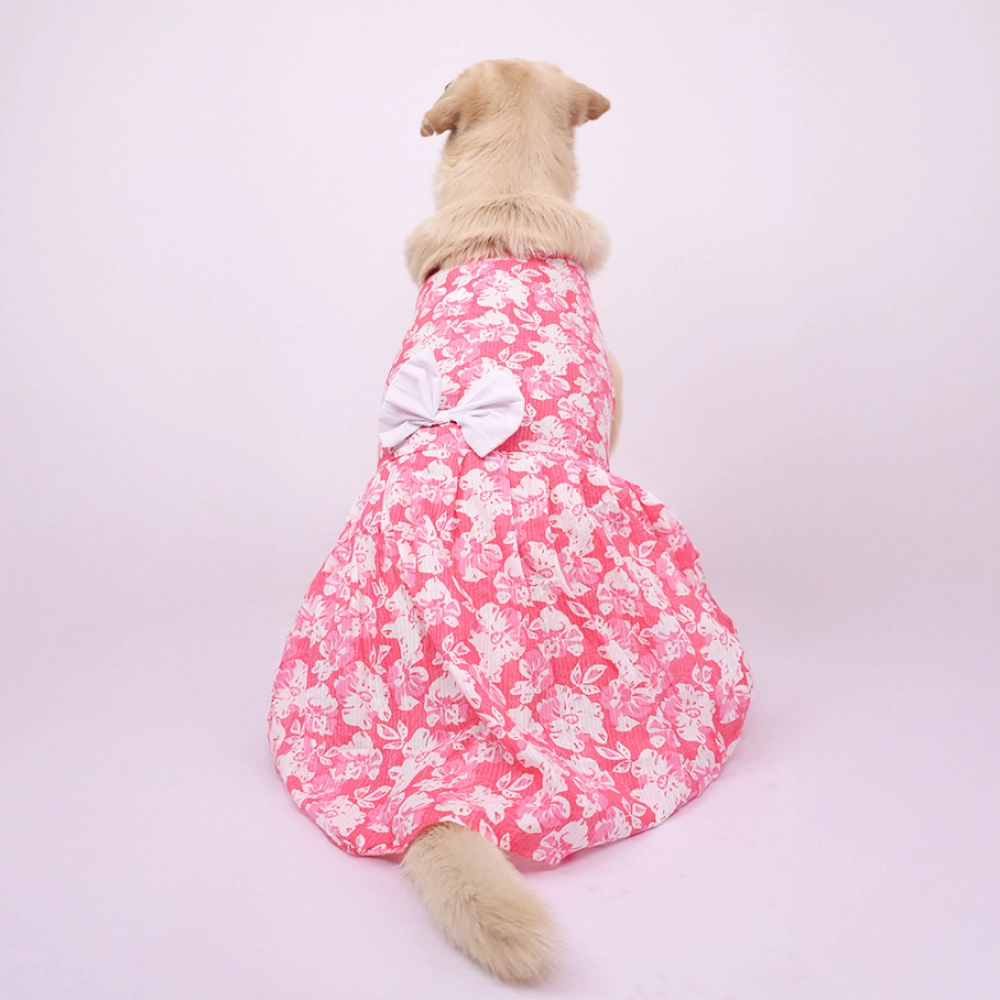 Skatrs Floral Grace Dress for Dogs and Cats (Pink)