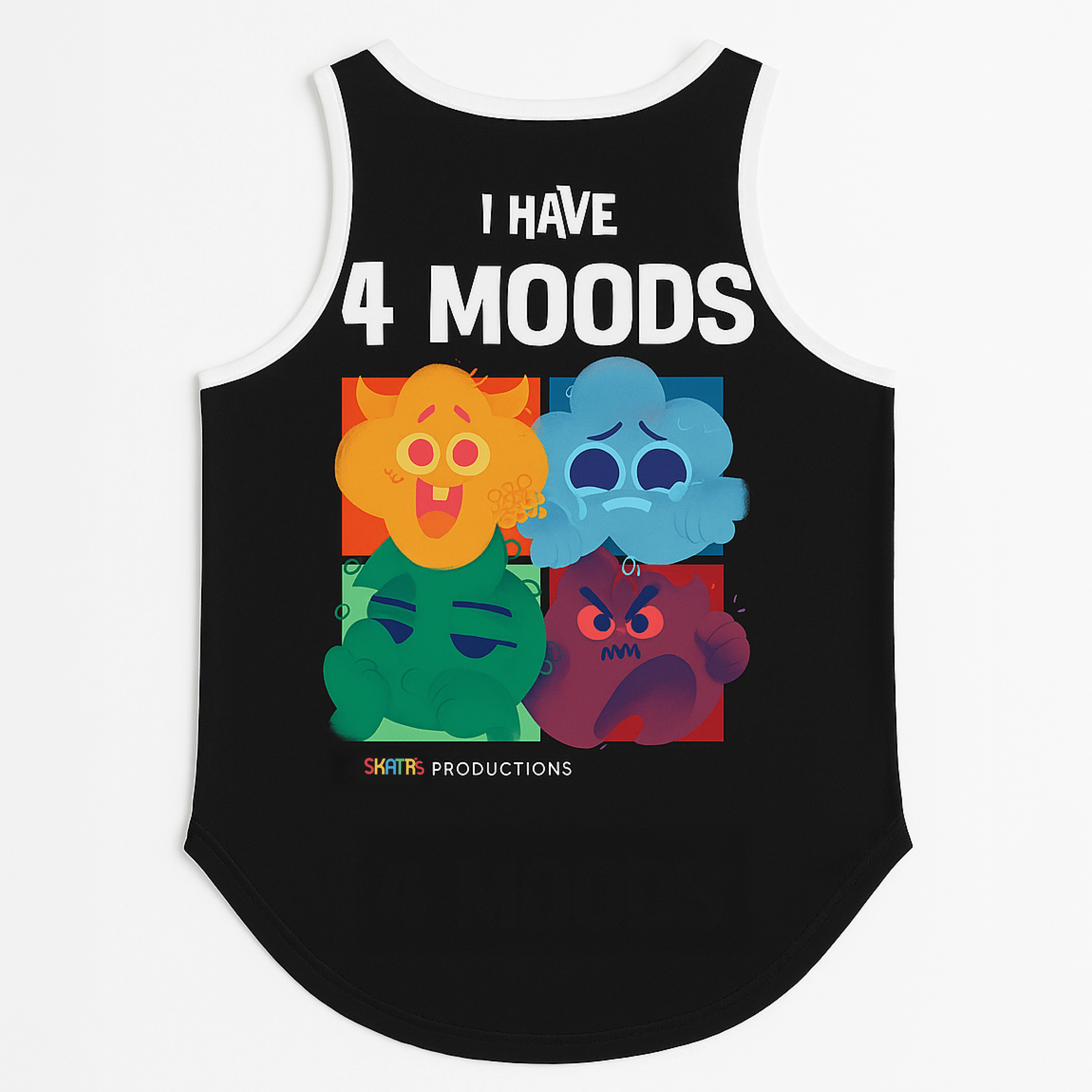Skatrs Moody Cotton T shirt for Dogs and Cats