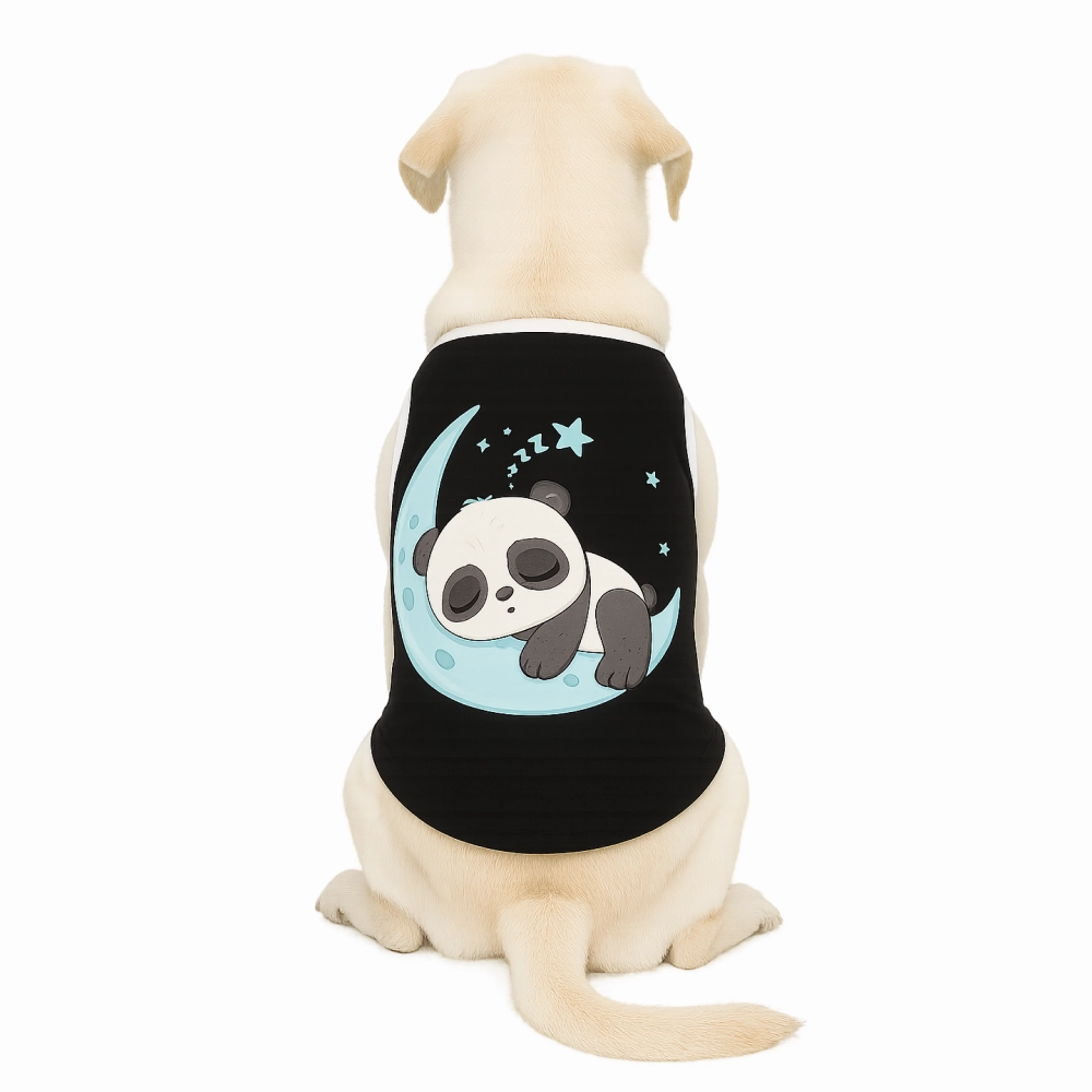 Skatrs Sleeping Panda Cotton T shirt for Dogs and Cats