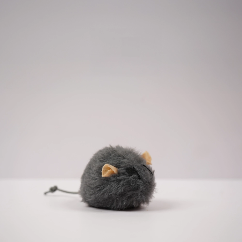 Skatrs Wiggle Mouse?Toy?for?Cats (Grey)