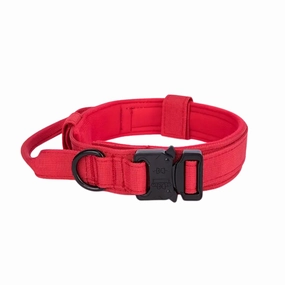 Tactical Dog Collar - Red - (L)