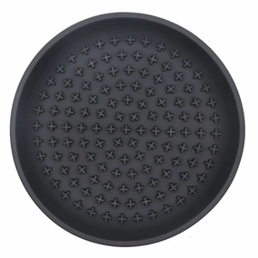 Talking Dog Club Lickables Licking Bowls for Dogs and Cats (Black)