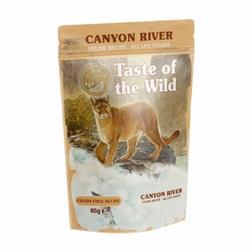 Taste of the Wild Canyon River Cat Pouch Chunks in Gravy ?C 85g