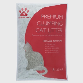 Thunder Paws Advance Care Clumping Cat Litter - Unscented - 5L
