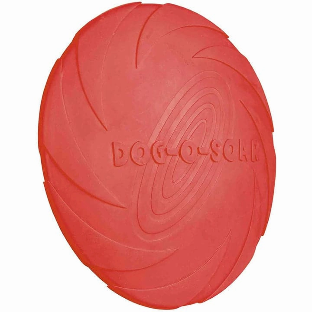 Trixie Floatable Natural Rubber Disc Toy for Dogs (Red)
