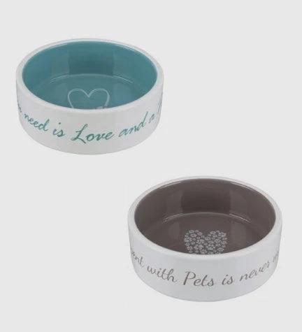 Trixie Pet's Home Ceramic Bowl for Dogs - 300ml - Taupe