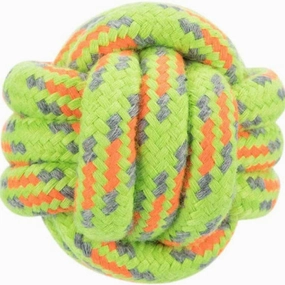 Trixie Rope Ball Toy for Dogs (Green)
