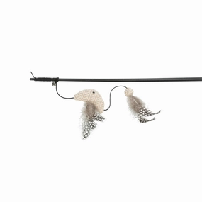 Trixie Teaser with Plastic & Fabric Fish Catnip Toy for Cats