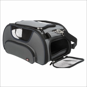 Trixie Wings Airline Carrier for Pets (Grey/Blue)