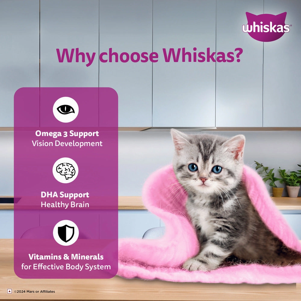Whiskas Junior Mackerel Flavour Kitten (2-12 months) Cat Wet Food
