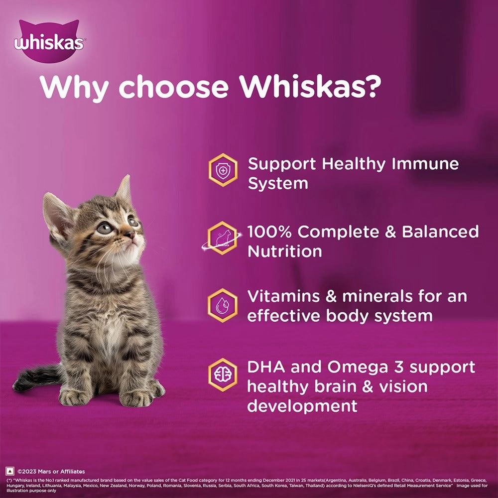 Whiskas Tasty Mix Chicken Tuna with Sweet Potato Kitten Cat Wet Food