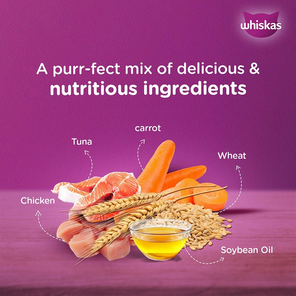 Whiskas Tasty Mix Seafood Cocktail Carrot Gravy Kitten Cat Wet Food