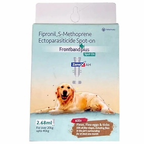 Zenex Frontband Plus Spot on (Fipronil & S methoprene) for Large Dogs from 20 to 40kg